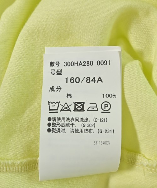 ENFOLD（エンフォルド）Tシャツ・カットソー 黄 サイズ:38(M位) レディース/2200717910052