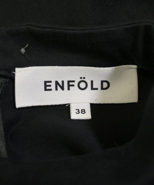 ENFOLD（エンフォルド）Tシャツ・カットソー 黒 サイズ:38(M位) レディース/2200717910069