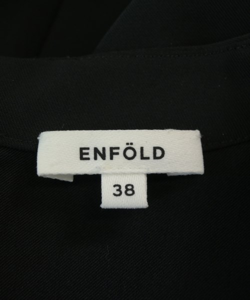 ENFOLD（エンフォルド）ブラウス 黒 サイズ:38(M位) レディース/2200717910137