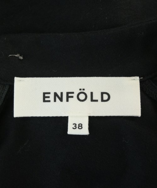 ENFOLD（エンフォルド）Tシャツ・カットソー 黒 サイズ:38(M位) レディース/2200716470038