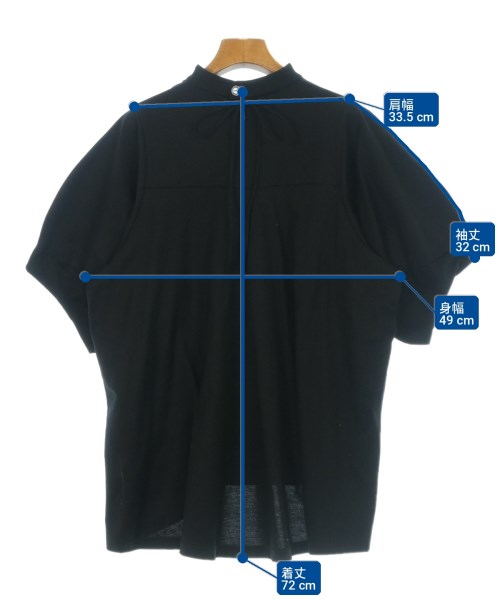ENFOLD（エンフォルド）Tシャツ・カットソー 黒 サイズ:38(M位) レディース/2200716470038