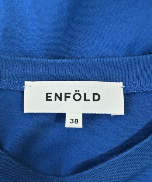 ENFOLD（エンフォルド）Tシャツ・カットソー 青 サイズ:38(M位) レディース/2200716872078