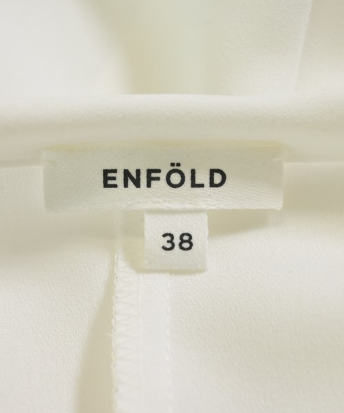 ENFOLD（エンフォルド）ブラウス 白 サイズ:38(M位) レディース/2200717232048