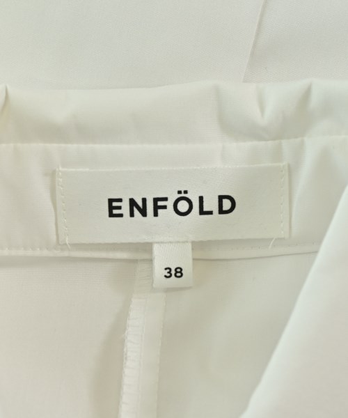 ENFOLD（エンフォルド）カジュアルシャツ 白 サイズ:38(M位) レディース/2200717232055