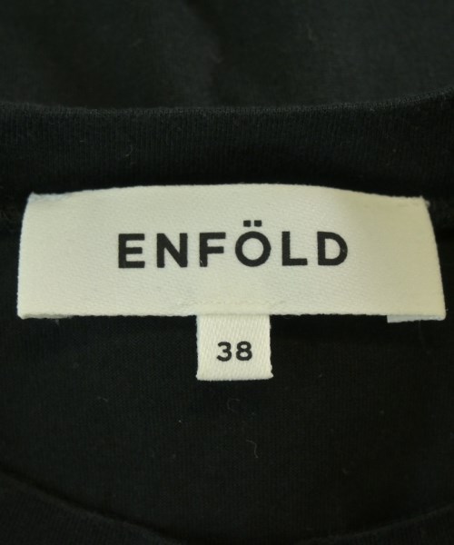 ENFOLD（エンフォルド）Tシャツ・カットソー 黒 サイズ:38(M位) レディース/2200722487037