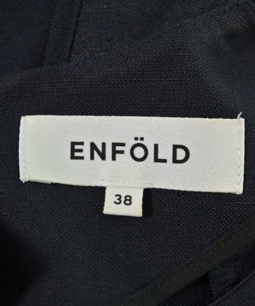 ENFOLD（エンフォルド）カジュアルシャツ 紺 サイズ:38(M位) レディース/2200718399092