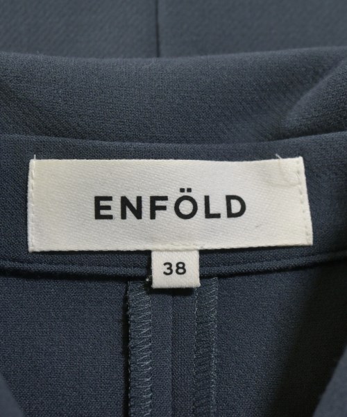 ENFOLD（エンフォルド）カジュアルシャツ 紺 サイズ:38(M位) レディース/2200722942017