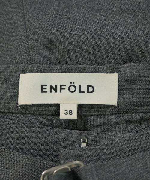 ENFOLD（エンフォルド）スラックス グレー サイズ:38(M位) レディース/2200718137069