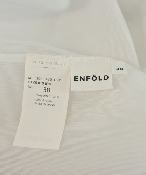 ENFOLD（エンフォルド）その他 白 サイズ:38(M位) レディース/2200717014248