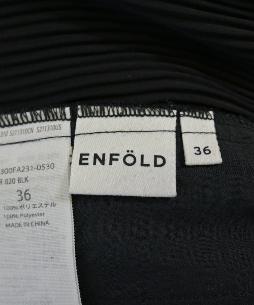 ENFOLD（エンフォルド）その他 黒 サイズ:36(S位) レディース/2200719230011