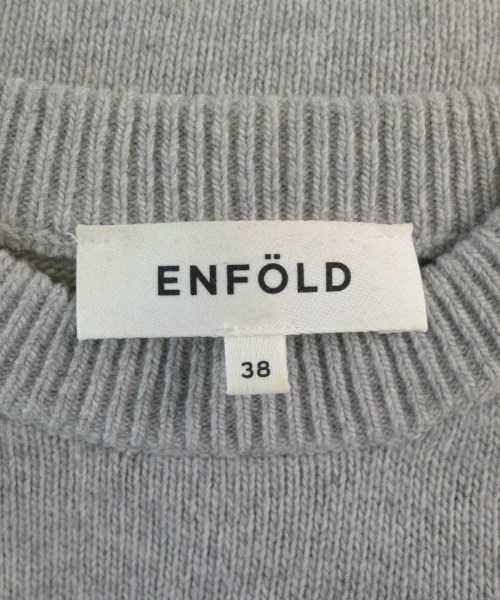 ENFOLD（エンフォルド）ニット・セーター グレー サイズ:38(M位) レディース/2200724138036