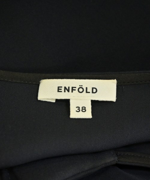 ENFOLD（エンフォルド）ブラウス 紺 サイズ:38(M位) レディース/2200721148038