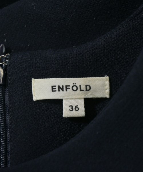 ENFOLD（エンフォルド）ブラウス 紺 サイズ:36(S位) レディース/2200725143046