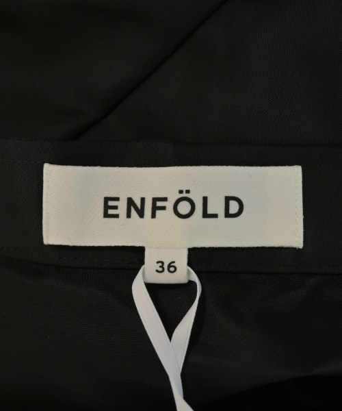 ENFOLD（エンフォルド）ロング・マキシ丈スカート 黒 サイズ:36(S位) レディース/2200718681029