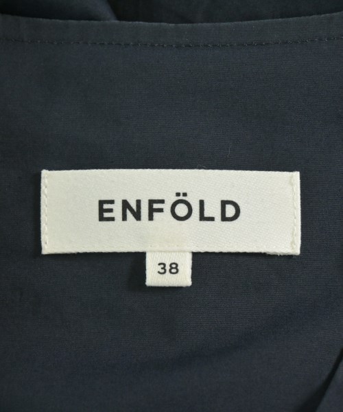 ENFOLD（エンフォルド）ブラウス 紺 サイズ:38(M位) レディース/2200719425059