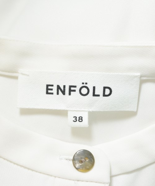 ENFOLD（エンフォルド）ブラウス 白 サイズ:38(M位) レディース/2200725984014