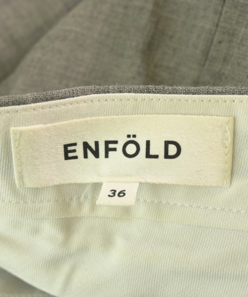 ENFOLD（エンフォルド）スラックス グレー サイズ:36(S位) レディース/2200725135140
