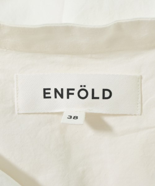 ENFOLD（エンフォルド）ブラウス 白 サイズ:38(M位) レディース/2200726337048