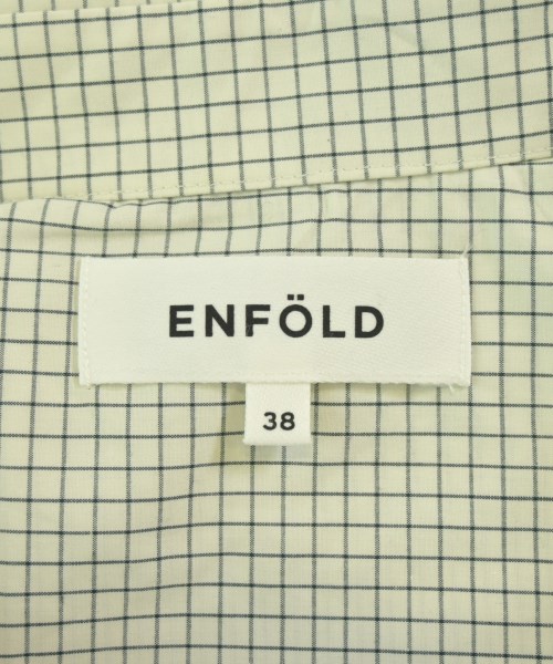 ENFOLD（エンフォルド）ブラウス 白 サイズ:38(M位) レディース/2200726337055