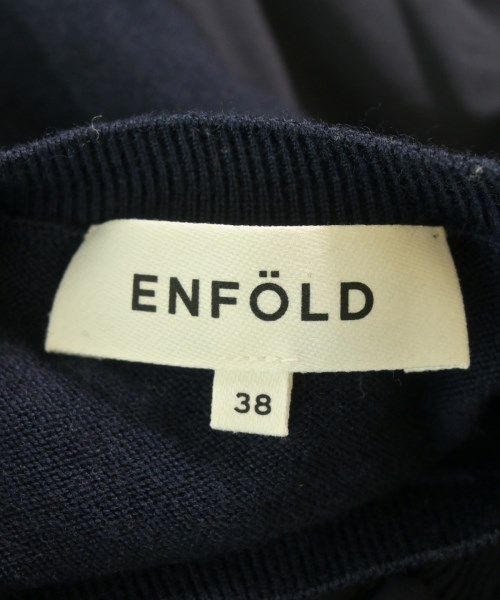 ENFOLD（エンフォルド）ニット・セーター 紺 サイズ:38(M位) レディース/2200726411014