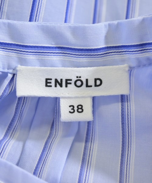 ENFOLD（エンフォルド）ブラウス 青 サイズ:38(M位) レディース/2200726486067