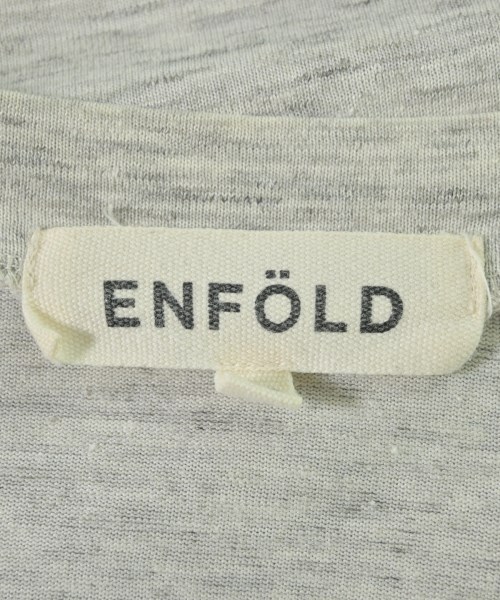 ENFOLD（エンフォルド）Tシャツ・カットソー グレー サイズ:38(M位) レディース/2200721297132