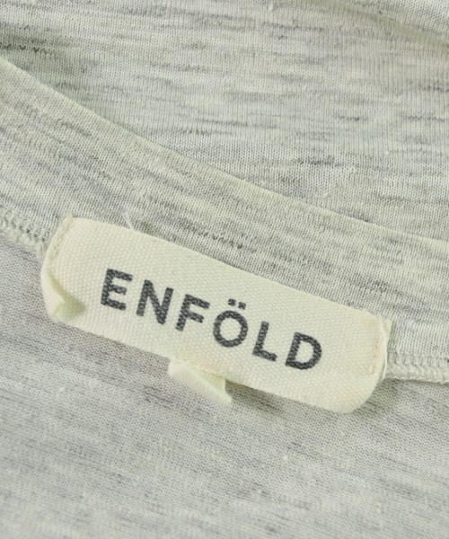 ENFOLD（エンフォルド）Tシャツ・カットソー グレー サイズ:38(M位) レディース/2200721297132