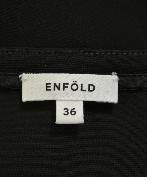 ENFOLD（エンフォルド）ブラウス 黒 サイズ:36(S位) レディース/2200727050144