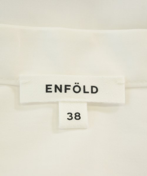 ENFOLD（エンフォルド）カジュアルシャツ 白 サイズ:38(M位) レディース/2200722806203