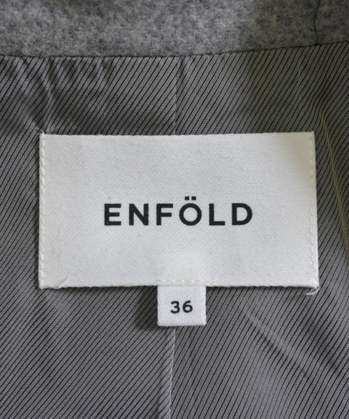 ENFOLD（エンフォルド）チェスターコート グレー サイズ:36(S位) レディース/2200723719014