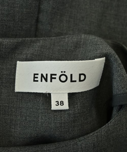 ENFOLD（エンフォルド）カジュアルシャツ グレー サイズ:38(M位) レディース/2200728204058