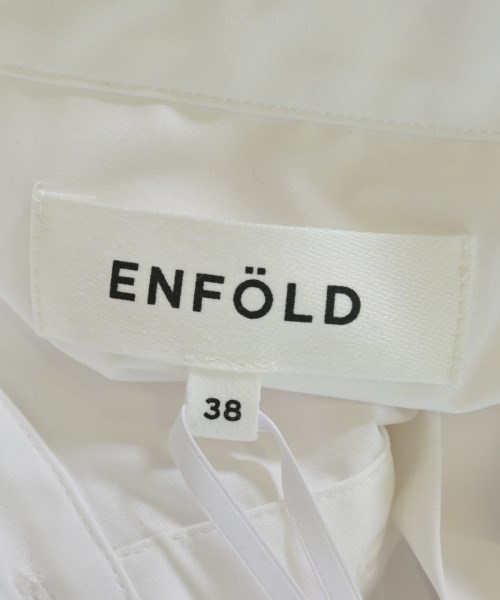 ENFOLD（エンフォルド）カジュアルシャツ 白 サイズ:38(M位) レディース/2200728204065