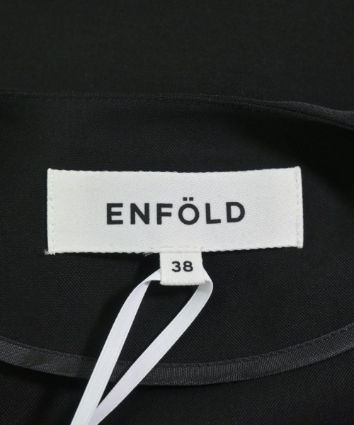ENFOLD（エンフォルド）カジュアルジャケット 黒 サイズ:38(M位) レディース/2200728204072