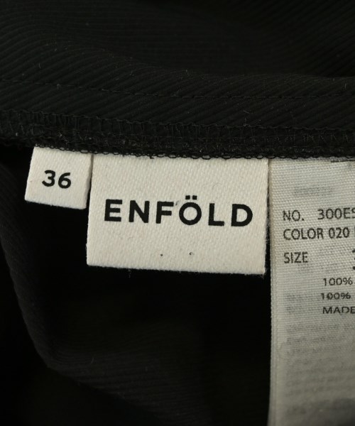 ENFOLD（エンフォルド）ワンピース 黒 サイズ:36(S位) レディース/2200728442030