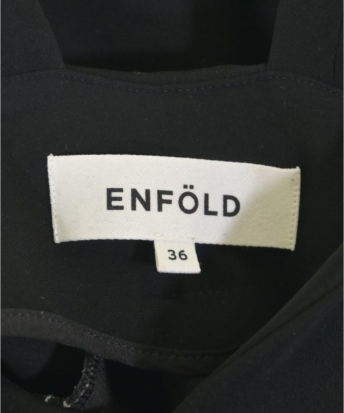ENFOLD（エンフォルド）オールインワン/サロペット 黒 サイズ:36(S位) レディース/2200728442047