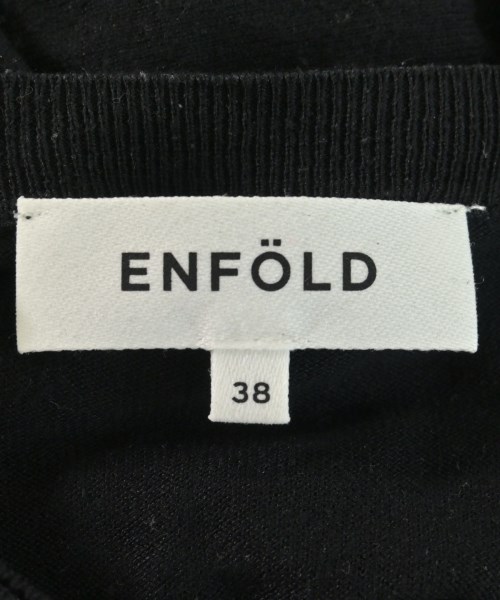 ENFOLD（エンフォルド）カーディガン 黒 サイズ:38(M位) レディース/2200728442061