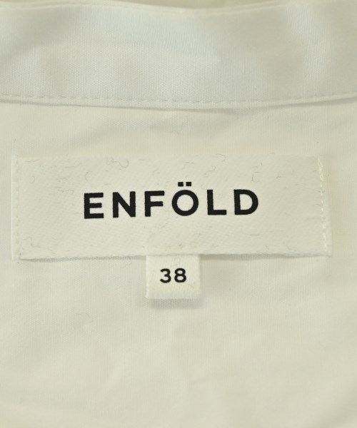 ENFOLD（エンフォルド）カジュアルシャツ 白 サイズ:38(M位) レディース/2200728442085