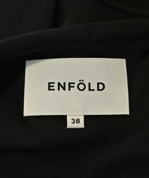 ENFOLD（エンフォルド）ベスト 黒 サイズ:38(M位) レディース/2200728442092