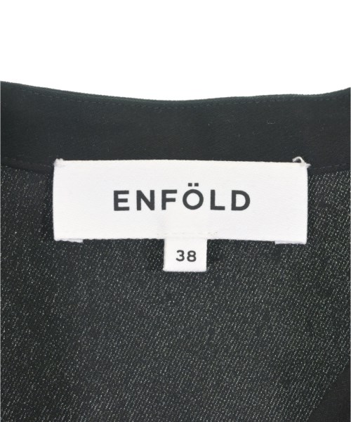 ENFOLD（エンフォルド）ブラウス 黒 サイズ:38(M位) レディース/2200728550025