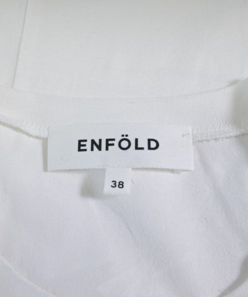 ENFOLD（エンフォルド）Tシャツ・カットソー 白 サイズ:38(M位) レディース/2200728550032