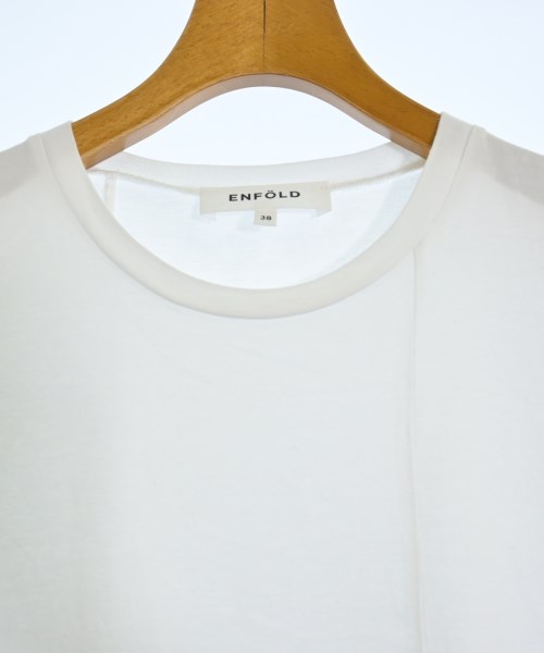ENFOLD（エンフォルド）Tシャツ・カットソー 白 サイズ:38(M位) レディース/2200728550032
