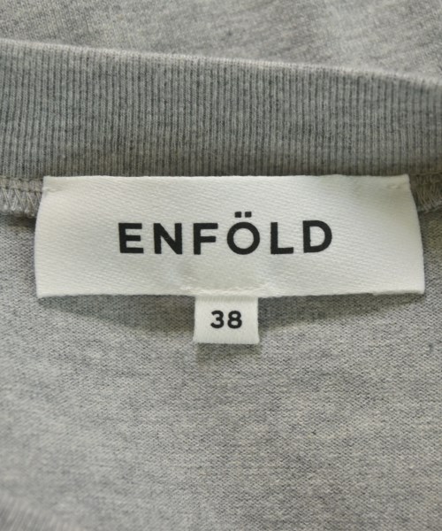 ENFOLD（エンフォルド）Tシャツ・カットソー グレー サイズ:38(M位) レディース/2200723391012