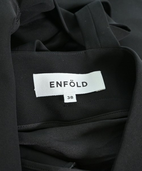ENFOLD（エンフォルド）オールインワン/サロペット 黒 サイズ:38(M位) レディース/2200723165224