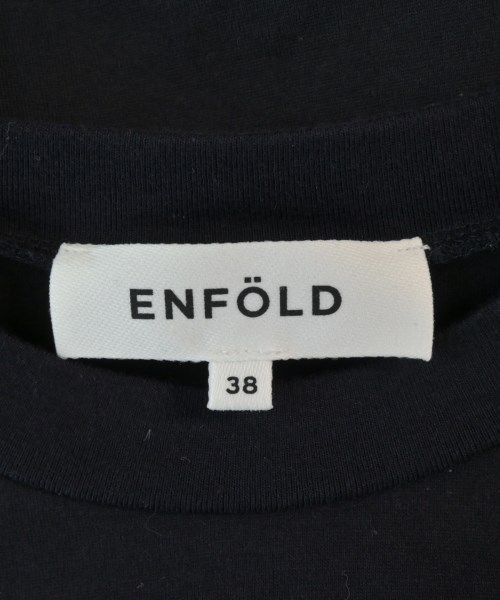 ENFOLD（エンフォルド）Tシャツ・カットソー 黒 サイズ:38(M位) レディース/2200682337038