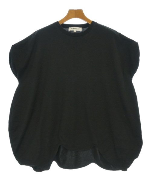 ENFOLD(エンフォルド)Tシャツ・カットソー 黒 サイズ:38(M位)/2200682390026