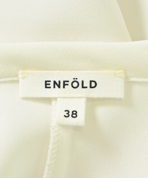ENFOLD（エンフォルド）ブラウス 白 サイズ:38(M位) レディース/2200682700016