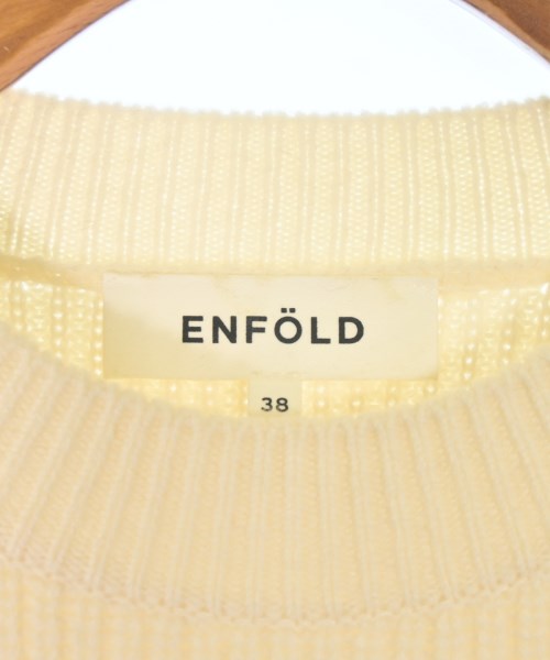 ENFOLD（エンフォルド）ニット・セーター 白 サイズ:38(M位) レディース/2200683368048