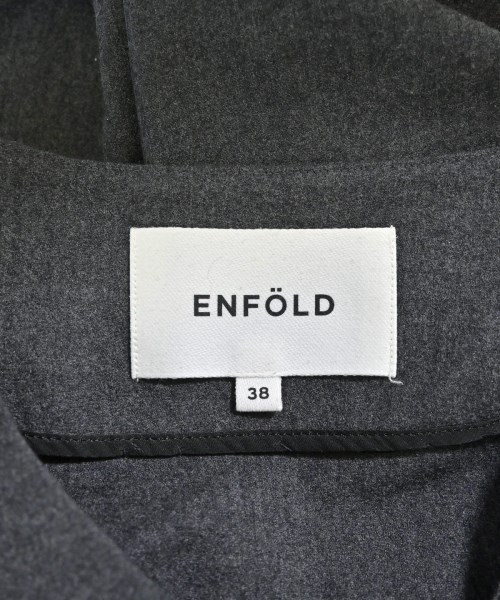 ENFOLD（エンフォルド）ブラウス グレー サイズ:38(M位) レディース/2200673396105