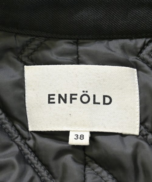 ENFOLD（エンフォルド）ミリタリーブルゾン 黒 サイズ:38(M位) レディース/2200677957180