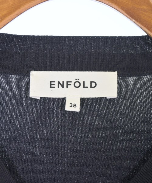 ENFOLD（エンフォルド）カーディガン 紺 サイズ:38(M位) レディース/2200681784109